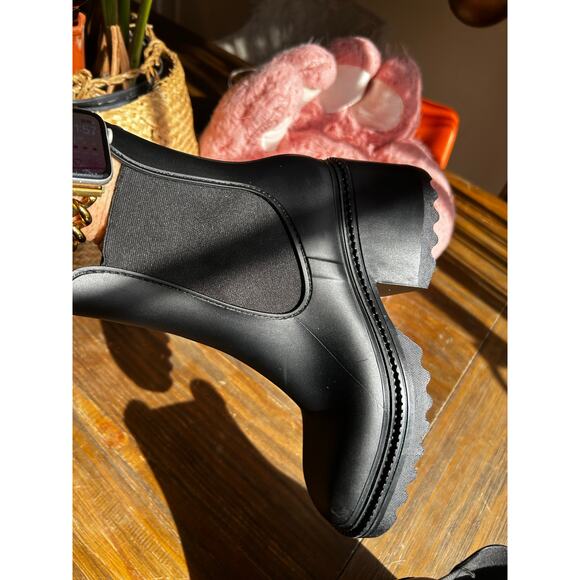 Circus NY by Sam Edelman Katiana Rain Boots – Chunky Chelsea Waterproof Lug Sole - Picture 7 of 12